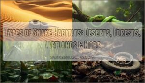 types of snake habitats types of snake habitats