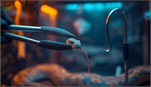 using feeding tongs and hooks safely using feeding tongs and hooks safely