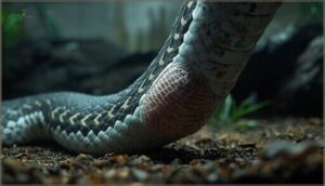 visible abdominal swelling visible abdominal swelling