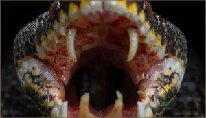 visible changes in the mouth visible changes in the mouth