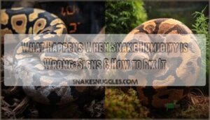 what happens when snake humidity is wrong
