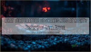what temperature do snakes need at night what temperature do snakes need at night
