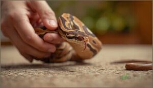 approaching and lifting your snake approaching and lifting your snake