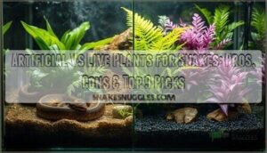 artificial vs live plants snakes artificial vs live plants snakes