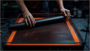 avoiding bends and creases during setup avoiding bends and creases during setup