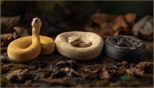 banana, albino, and black pastel behaviors banana, albino, and black pastel behaviors