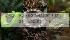 boa snake species comparison boa snake species comparison
