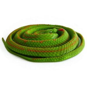 BOHS Stretchy Rubber Green Snake B07W83MD9Y
