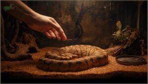 calming an aggressive snake safely calming an aggressive snake safely