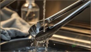 cleaning and maintenance of feeding tongs cleaning and maintenance of feeding tongs