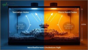 cool side vs. warm side placement cool side vs. warm side placement