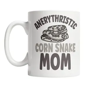 Cute Anerythristic Corn Snake Mom B0C6NV38RF