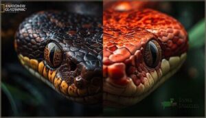 eye pupil shape and facial pits eye pupil shape and facial pits