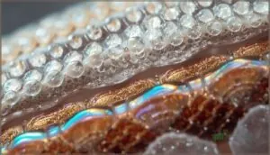 fluid separation between skin layers fluid separation between skin layers