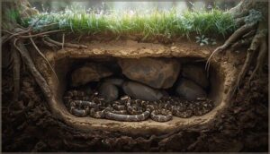 garter snake nesting and hibernation sites garter snake nesting and hibernation sites