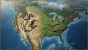 geographic range of garter snakes geographic range of garter snakes