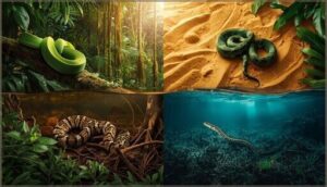 habitats and distribution of venomous snakes habitats and distribution of venomous snakes