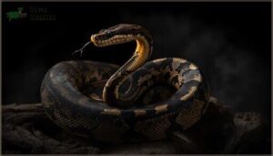 hissing and striking hissing and striking