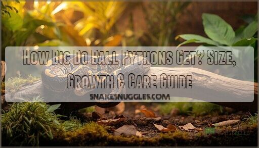 How Big Do Ball Pythons Get? Size, Growth & Care Guide