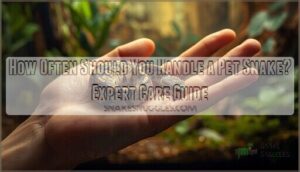 how often handle pet snake how often handle pet snake