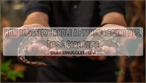 how to safely handle a python how to safely handle a python