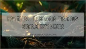 how to tell if a snake is poisonous how to tell if a snake is poisonous