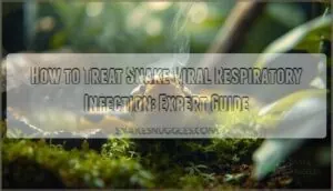 how to treat snake viral respiratory infection