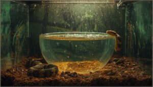 inadequate water bowl selection and placement inadequate water bowl selection and placement