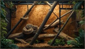 installing branches in snake habitats installing branches in snake habitats