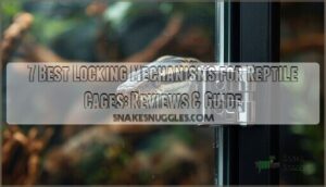 locking mechanisms reptile cage