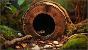 log and wooden hideouts log and wooden hideouts