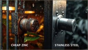 material durability and corrosion resistance material durability and corrosion resistance