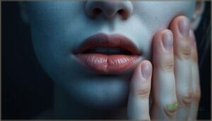 pale or bluish skin (cyanosis) pale or bluish skin (cyanosis)