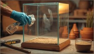 preparing the enclosure base preparing the enclosure base