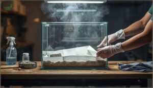 preparing the enclosure base preparing the enclosure base