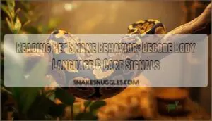 reading pet snake behavior reading pet snake behavior