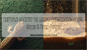 reptile carpet vs loose reptile carpet vs loose