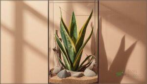sansevieria (snake plant) sansevieria (snake plant)