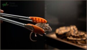 serrated grip and rubber tips serrated grip and rubber tips