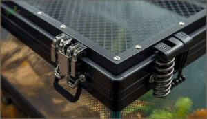 spring-loaded clips and latches spring-loaded clips and latches