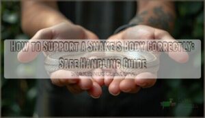 supporting snake body correctly supporting snake body correctly