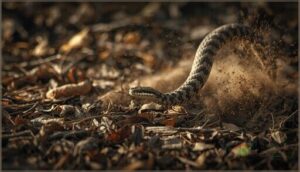 tail rattling and vibration tail rattling and vibration