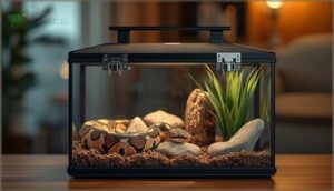 terrarium size and secure lids terrarium size and secure lids