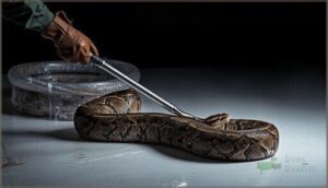 using tools for nervous or large snakes using tools for nervous or large snakes