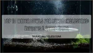 water bowls for humid enclosures
