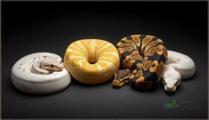 wide variety of color morphs wide variety of color morphs