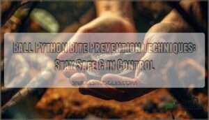 ball python bite prevention techniques