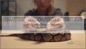 ball python handling frequency guidelines