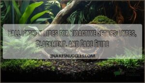 ball python hides for bioactive setups