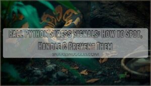 ball python stress signals handling ball python stress signals handling